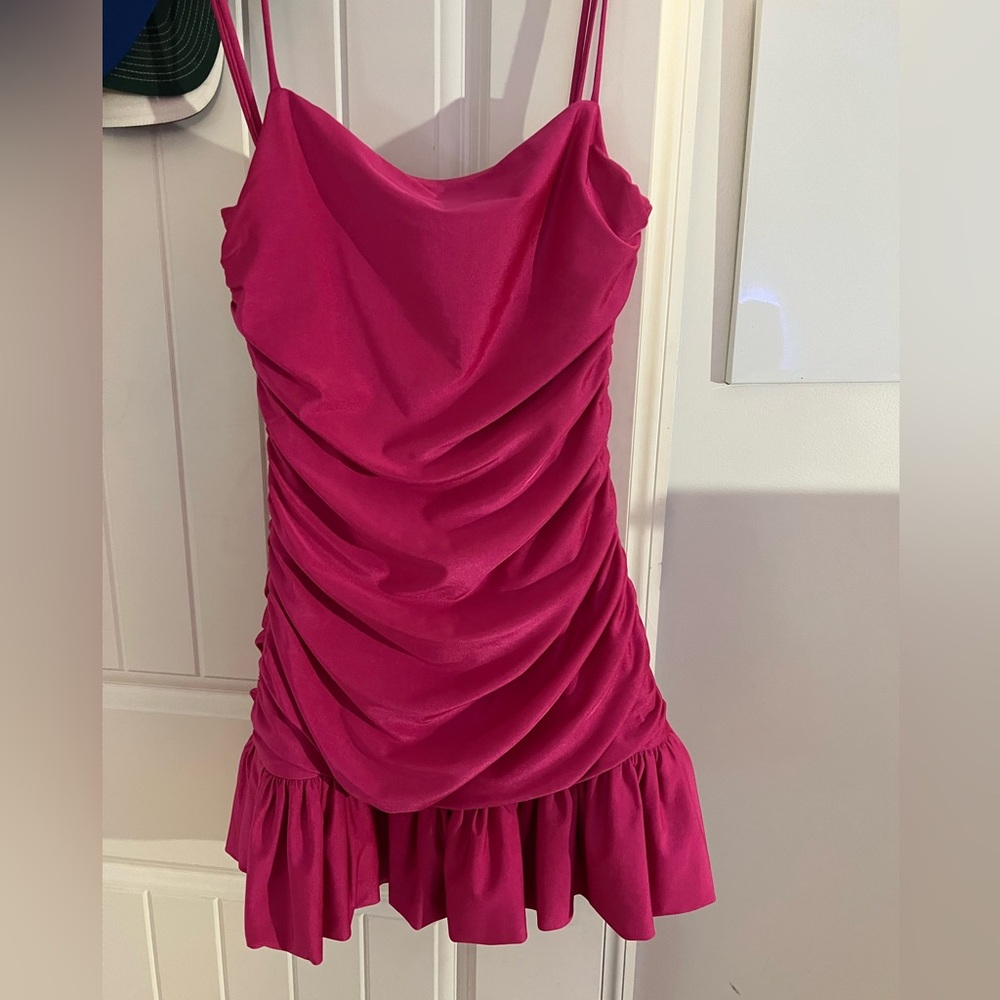G’lam pink mini dress